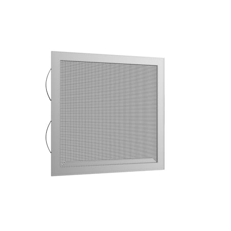 24 in W x 55 in H Double-Hung Window Screen, DH7, Aluminum Mesh, White -  RITESCREEN, DH7-C01-MSAL-L00-H55-W24